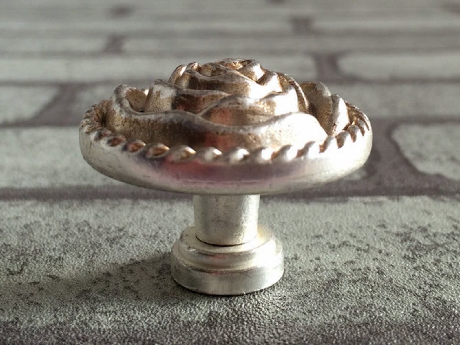 Shabby Chic Dresser Drawer Knobs Pulls Handles / Antique Etsy