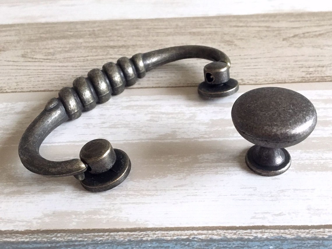 3 Centers Bail Drawer Pulls Dresser Drawer Pull Antique Etsy