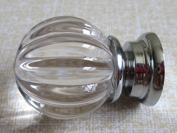 Glass Knobs Dresser Knobs Drawer Knobs Pulls Handles Clear Etsy