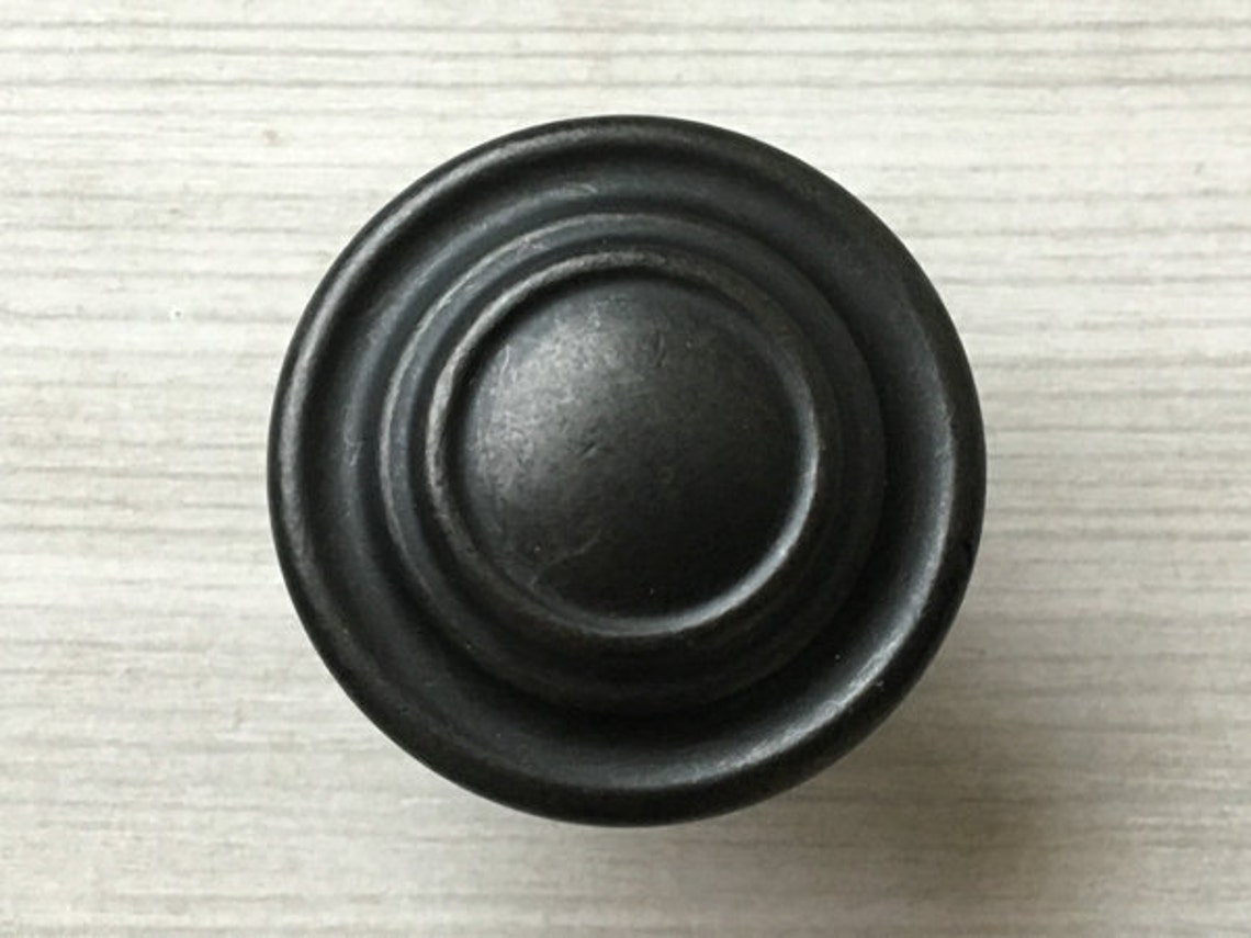Antique Black Knob Dresser Knobs Drawer Knobs Pulls Handles Etsy