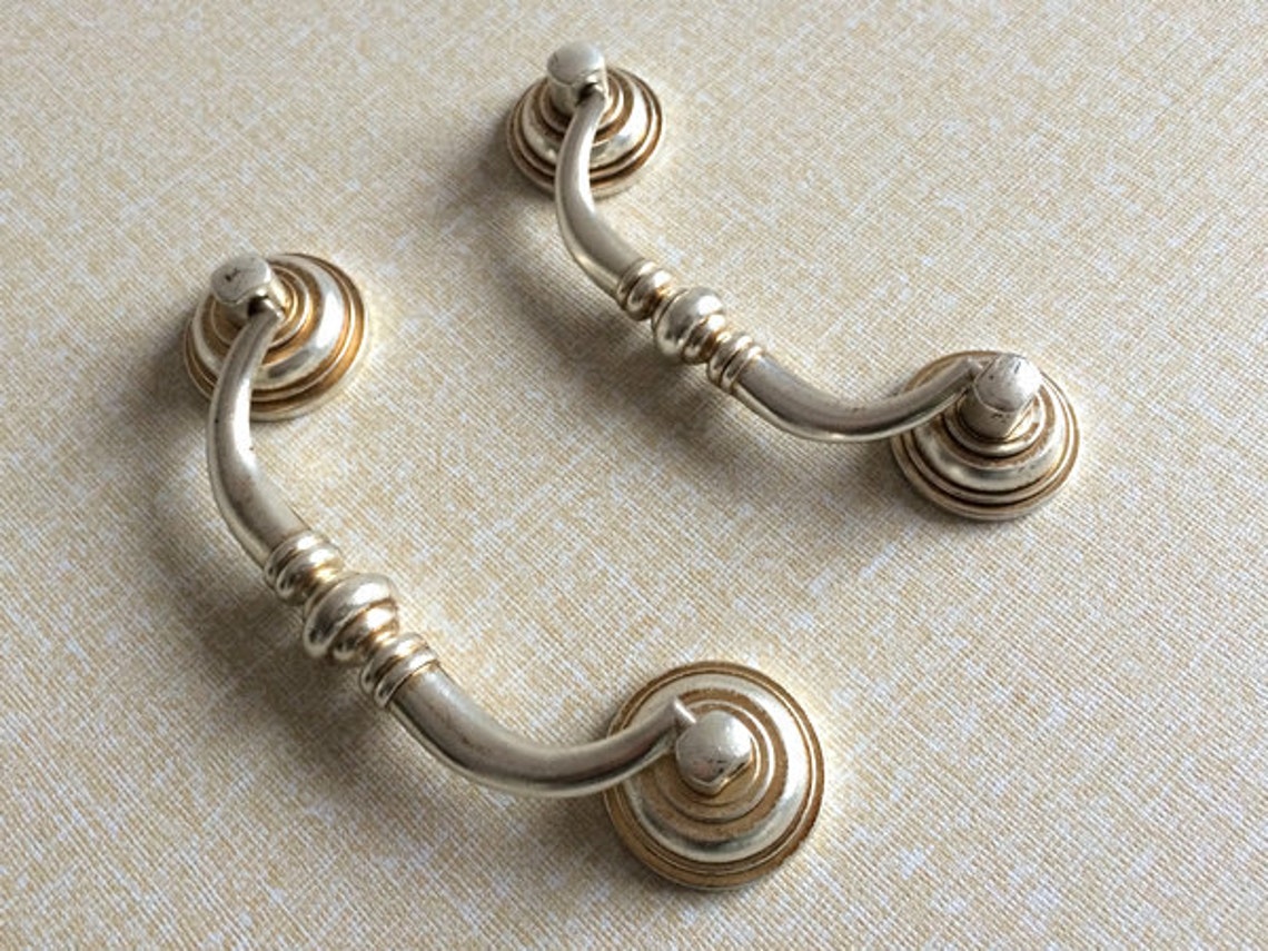 90 105 mm Silber Antike Möbelgriffe Möbel Griffe Griff Knauf Etsy