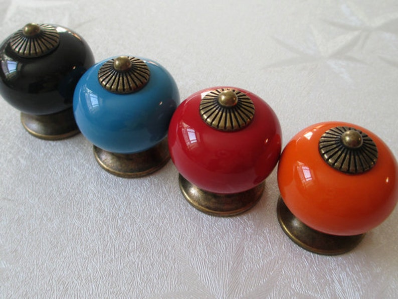 Yellow Dresser Knobs Drawer Knob Kitchen Knobs Pulls Etsy UK