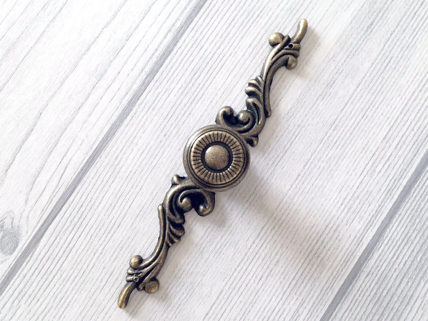 Rustic Dresser Drawer Knobs Pulls Backplate Antique Bronze Etsy UK