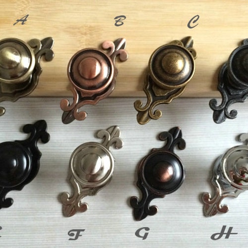 Antique Bronze Knobs Door Knob Dresser Drawer Knobs Etsy