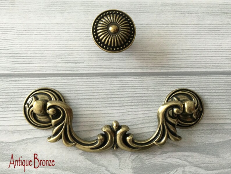 4.25 Drop Swing Bail Drawer Pull Handles Knob Dresser Etsy