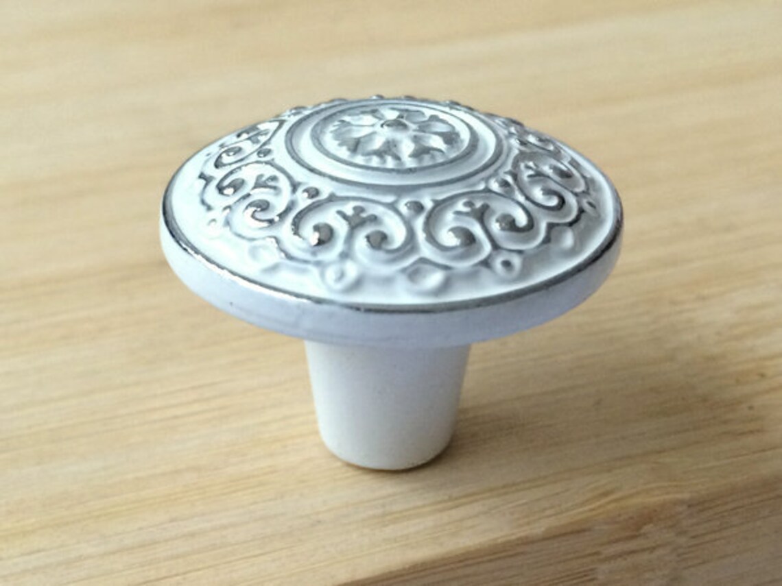 Dresser Knob Drawer Pulls Knobs Handles Knob White Etsy