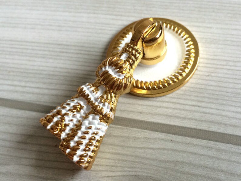 Vintage Style Tassel Drop Pull Dresser Drawer Pulls Handles Etsy