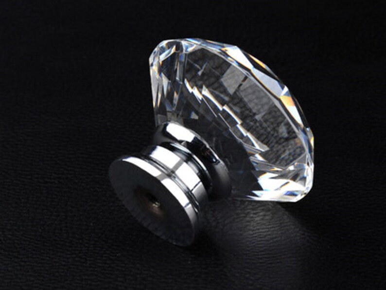 Knob Knobs Glass Knobs Crystal Knob Dresser Knob Drawer Knobs Etsy