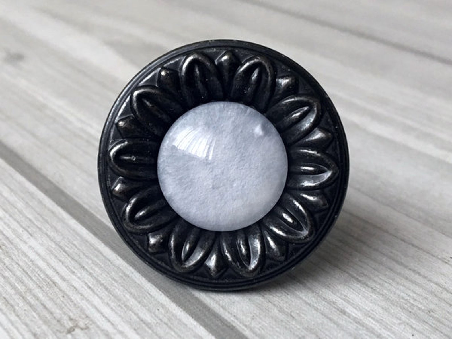 Gem Look Antique Black Knobs Dresser Knob Drawer Knobs Pulls Etsy