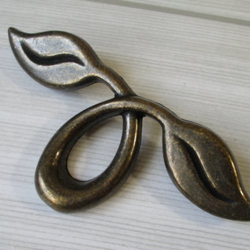 2 Dresser Pull Drawer Pulls Handles Knob Antique Bronze Etsy