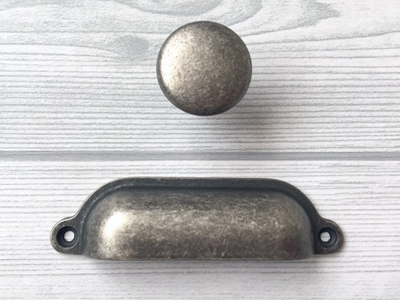Silver Metal Star Rustic Kitchen Handle Round Pull Knob Pewter Drawer Hardware Silver Metal Star Rustic Kitchen Handle Round Pull Knob Pewter Drawer Hardware