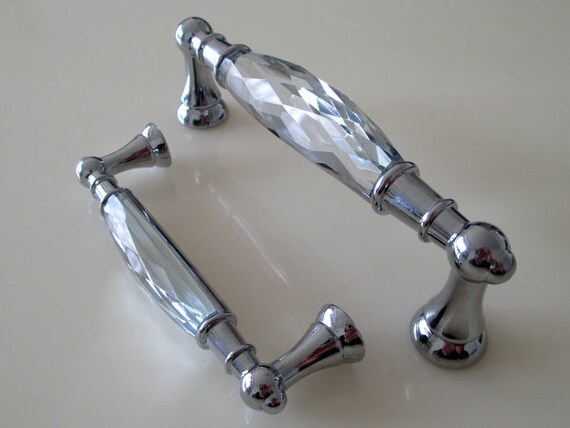 3 75 5 Glass Dresser Drawer Handles Pulls Knob Etsy