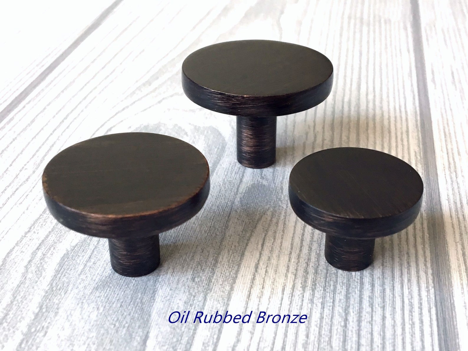 Circle Knobs Brushed Gold Knob Matte Black Drawer Pulls Bronze Etsy