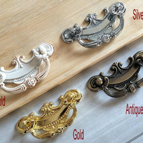 Shabby Chic Drawer Pulls Handles Dresser Knobs Pulls Handles Etsy