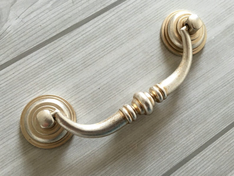 3 5 4 25 Drop Drawer Knob Pull Ring Handles Knob Antique Silver