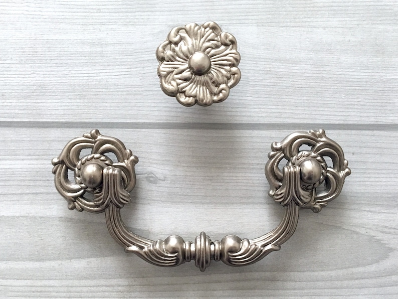 3.5 Drop Bail Dresser Pulls Drawer Pull Handles Rustic Etsy
