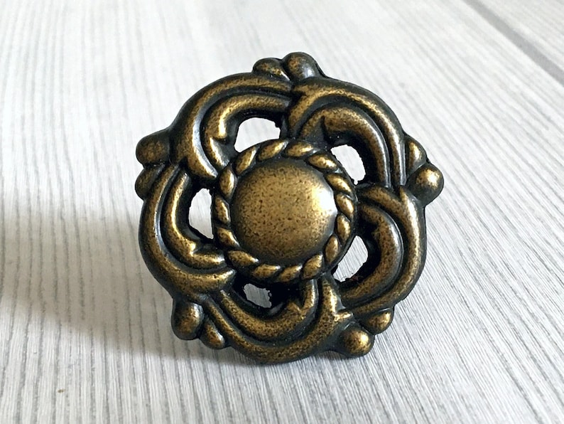 3.5 Drop Bail Handle Antique Bronze Gold Dresser Pulls Drawer Pull Handles Rustic Cabinet Pulls Handle Knobs Lynns Hardware 90 mm 3 12