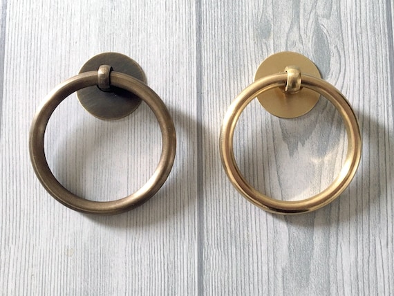 Porter Ring Pull - Solid Brass Finishes - In Stock – Modern Matter