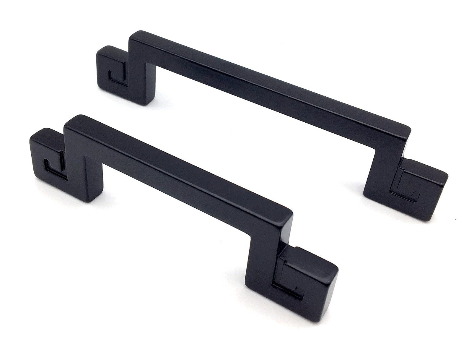 2.5 3.75 Matte Black Drawer Pulls Handles Dresser Etsy