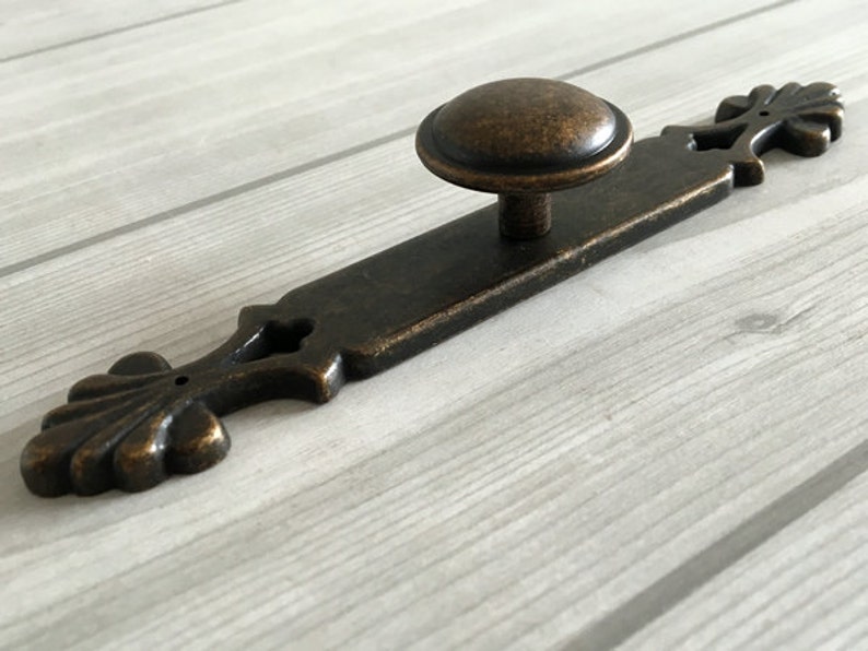 Antique Bronze Knobs Door Knob Dresser Drawer Knobs Etsy