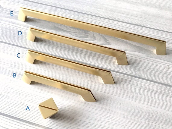 Brushed Gold Cabinet Pull Handle Knob Dresser Knobs Pulls Brushed Gold Cabinet Pull Handle Knob, Gold Cabinet Knobs