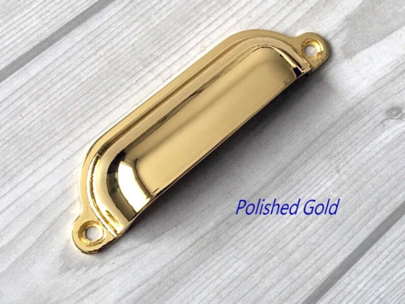 Gold Bin Handles Drawer Pull Dresser Pulls Knobs Handles Etsy UK