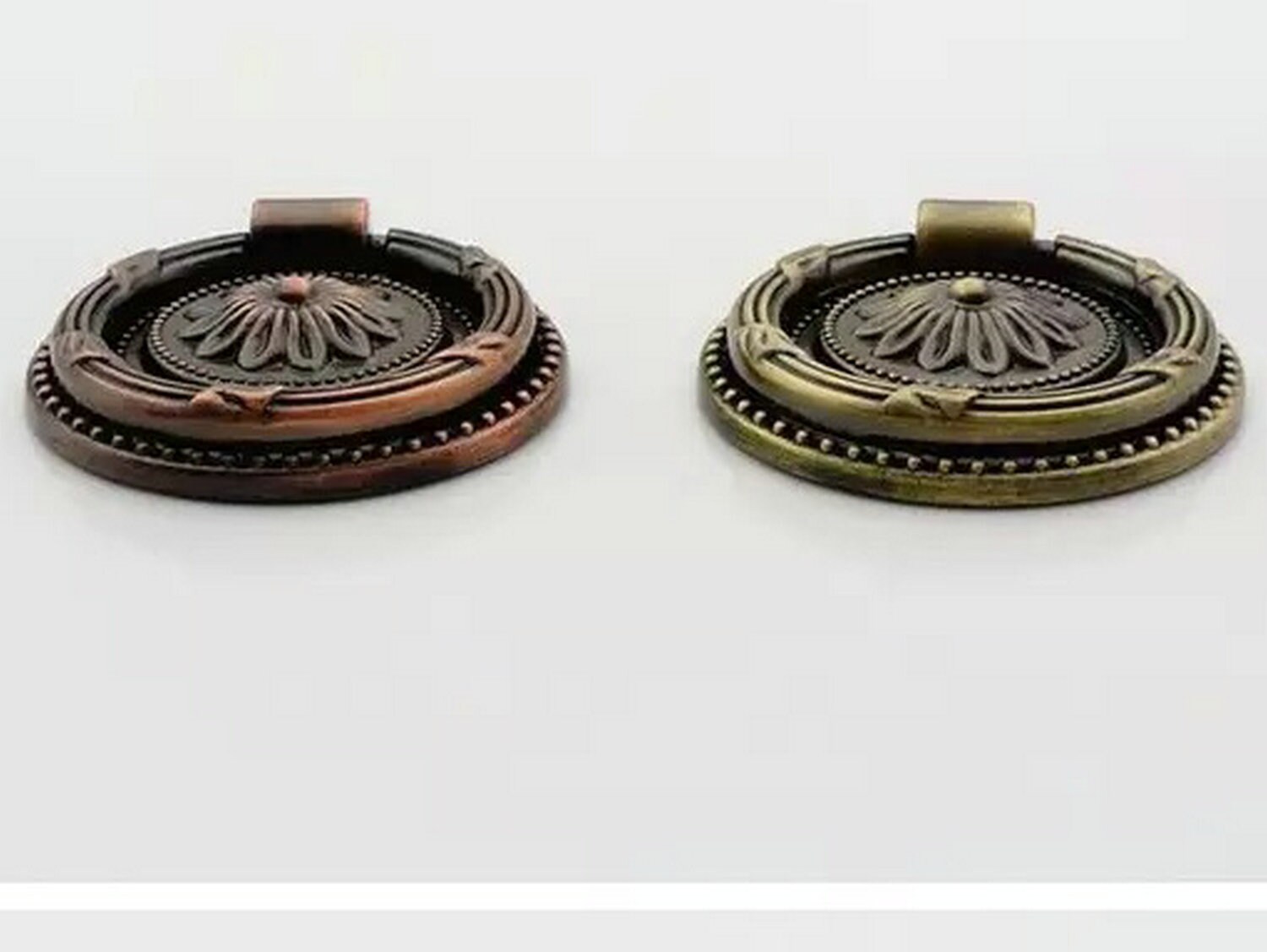 Drop Ring Drawer Pull Handles Dresser Pulls Kitchen Etsy