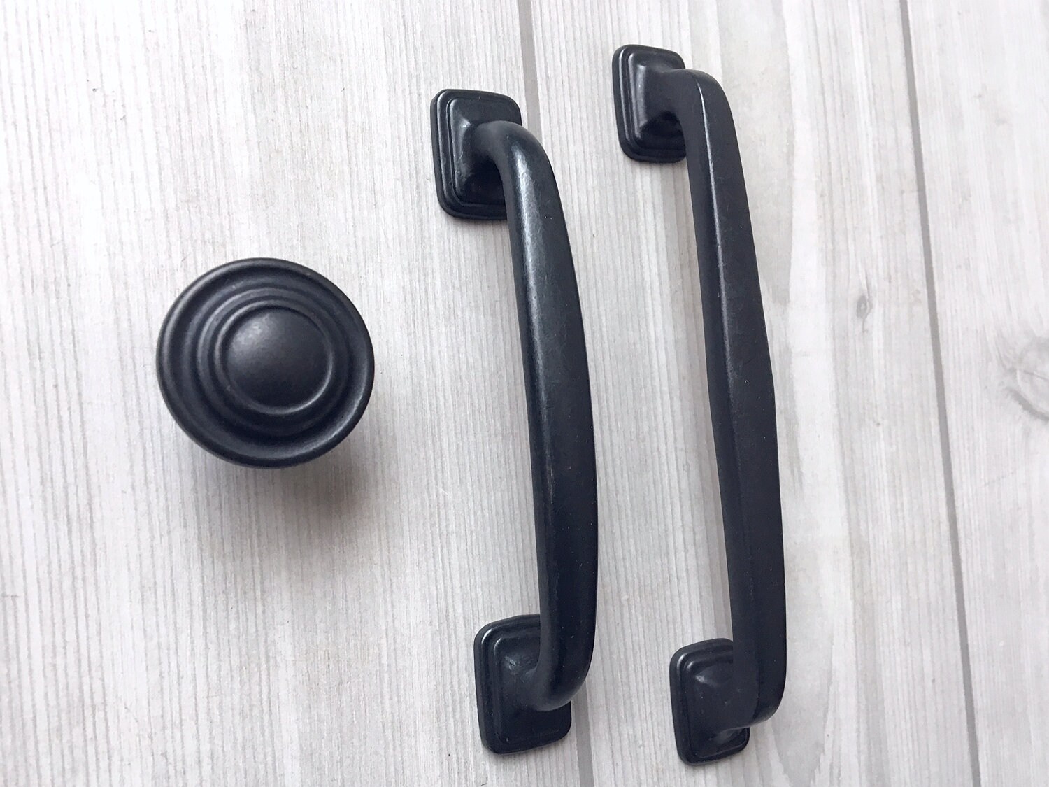 100 128 mm Antike Schwarz Schrank Türgriff Türknauf Möbel | Etsy