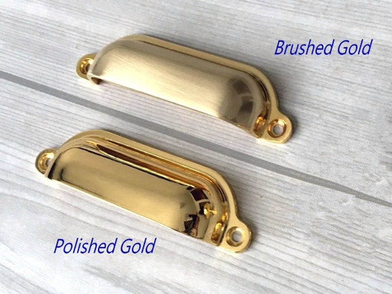 Gold Bin Handles Drawer Pull Dresser Pulls Knobs Handles Etsy UK