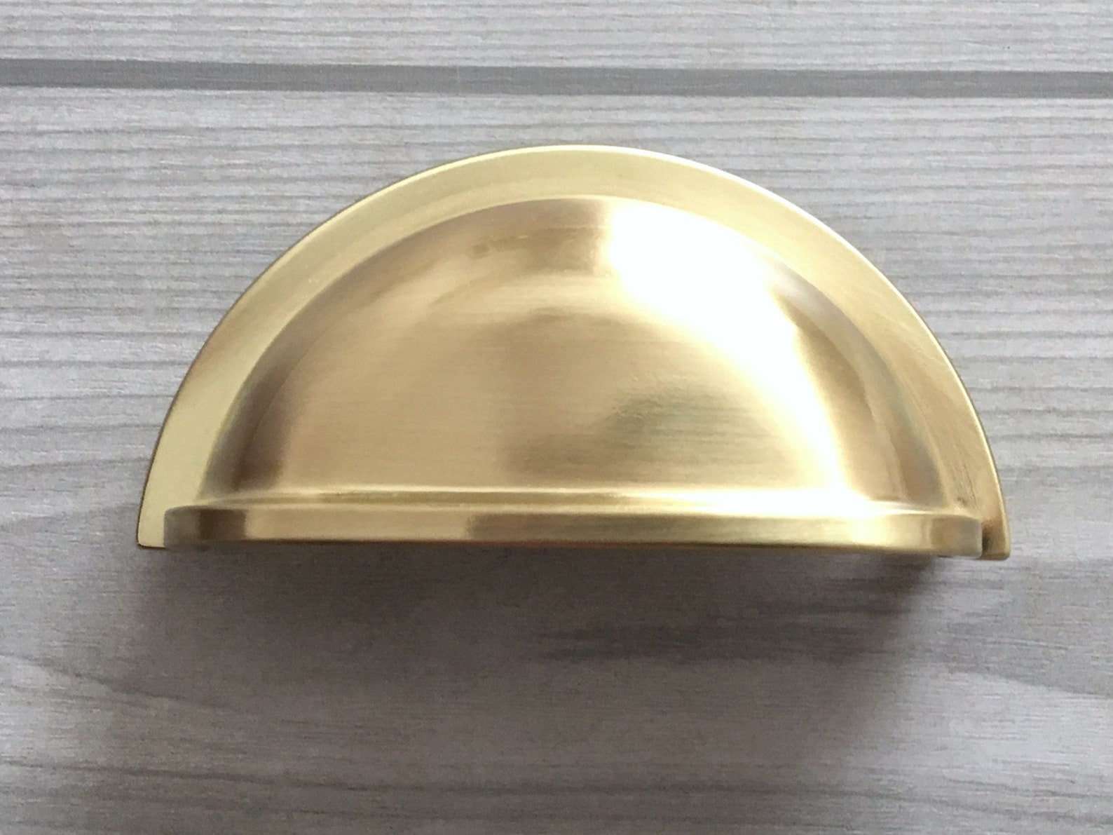 3 Gold Cup Pull Drawer Pulls Handle Dresser Pulls Knobs Etsy UK