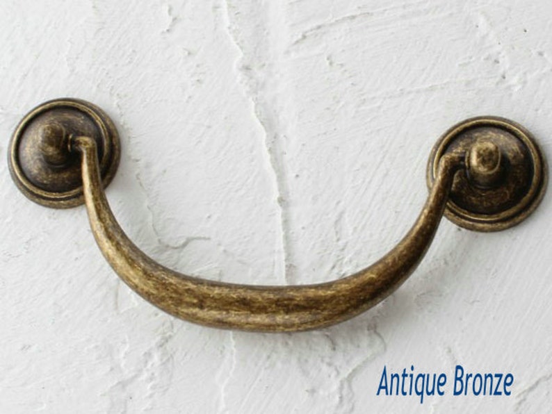 4 1/4 4 1/2 Vintage Style Drawer Pulls Handles Etsy