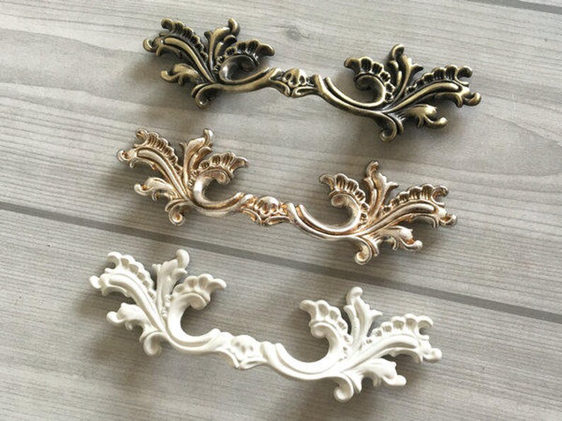 2.5 Leaf Dresser Pull Drawer Pulls Door Handles Antique Etsy