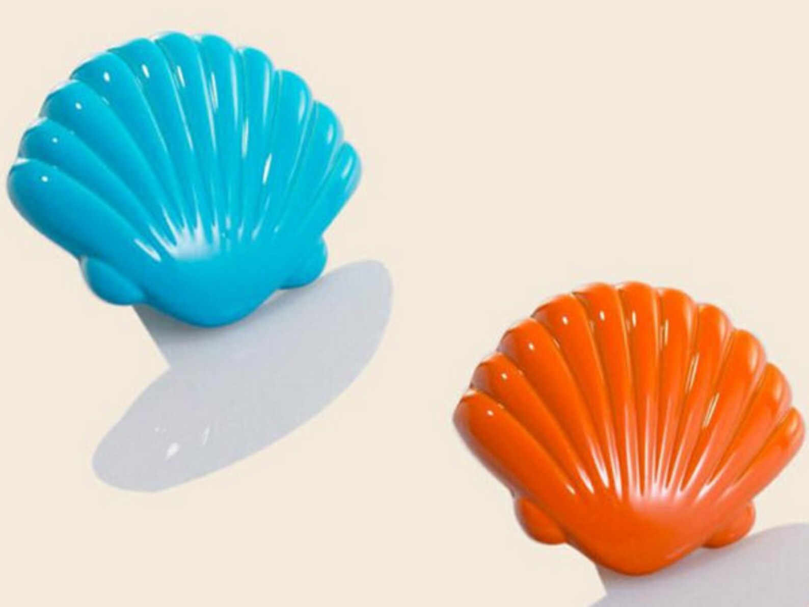 Shell Knob Drawer Knobs Shell Dresser Knob Pull Blue White Etsy