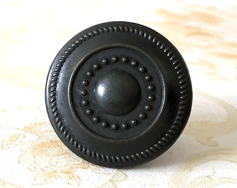 Knob Antique Black Vintage Look Dresser Knob Drawer Knobs Pulls Handles Hardware Rustic Cabinet Knobs Furniture Door Knobs Lynns Hardware