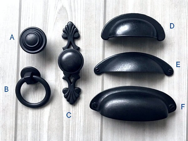 Antique Black Knob Rustic Cabinet Door Knobs Dresser Antique Black Knob Rustic Cabinet Door, Rustic Furniture Hardware Supplies Taiwan