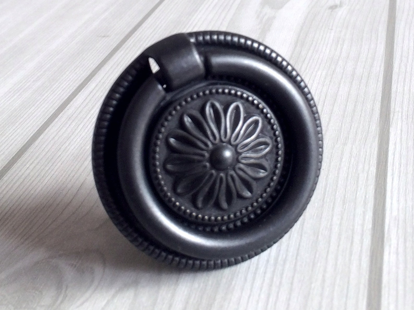 Vintage Style Antique Black Knob Dresser Knobs Drawer Pulls Handles