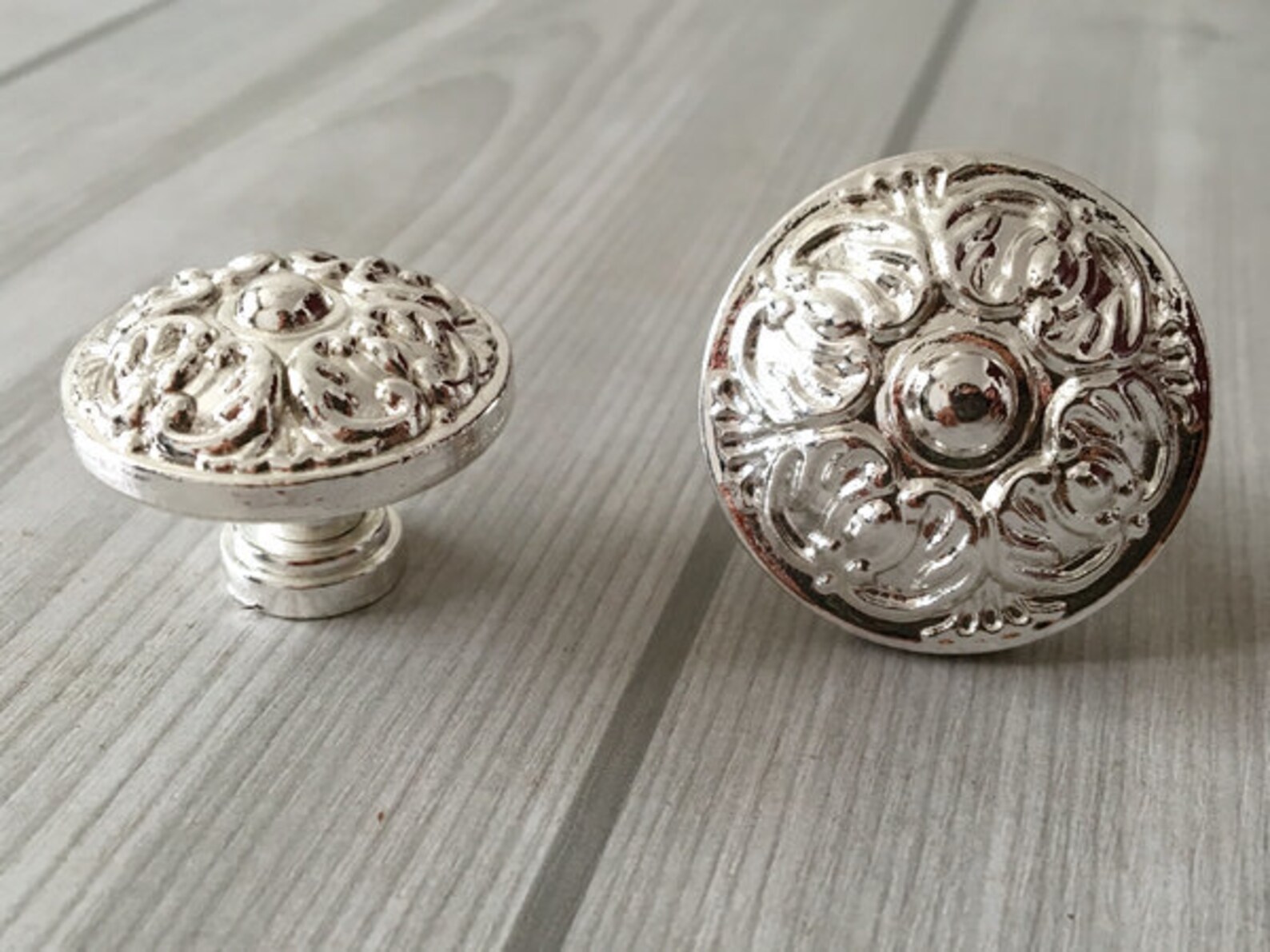 Silver Knobs Knob Dresser Knobs Pull Drawer Knobs Etsy