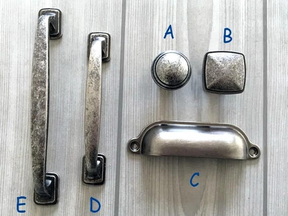 Silver Metal Star Rustic Kitchen Handle Round Pull Knob Pewter Drawer Hardware Silver Metal Star Rustic Kitchen Handle Round Pull Knob Pewter Drawer Hardware
