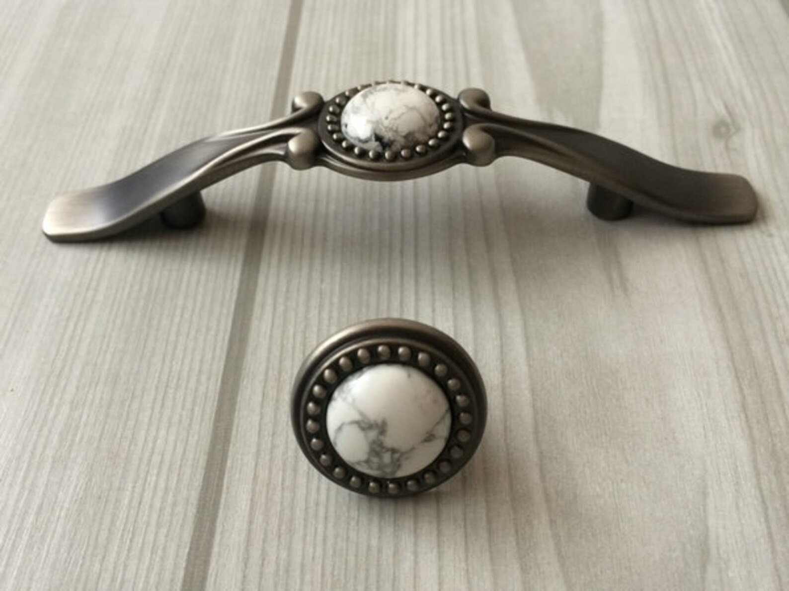 3 Gem Dresser Knobs Drawer Pulls Handles Knobs Antique Etsy