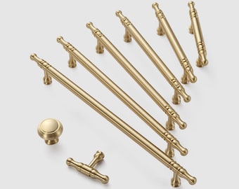 Gold Brass Cabinet Pulls Handles Knobs Drawer Pull Handles Cabinet Knobs Black Bronze Dresser Knob Pulls Lynns Hardware 64 96 128 160 192