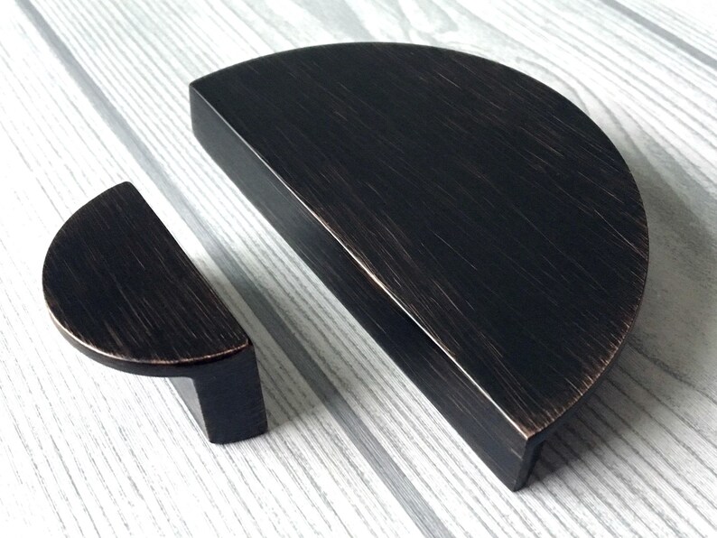 32 64 mm Öl Bronze Halbkreis Schubladen Griff Möbel Schrank | Etsy