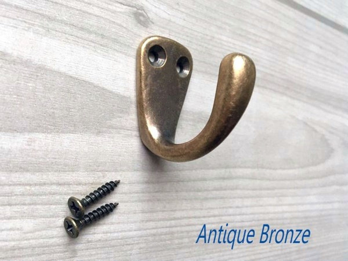 Small Wall Hooks Brass Hook Decorative Hooks Wall Hook Antique Etsy