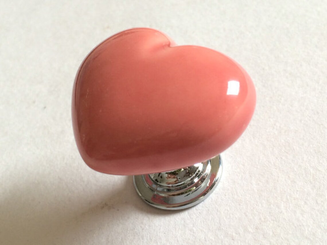Colorful Heart Knobs Dresser Drawer Knobs Pulls Handles Etsy