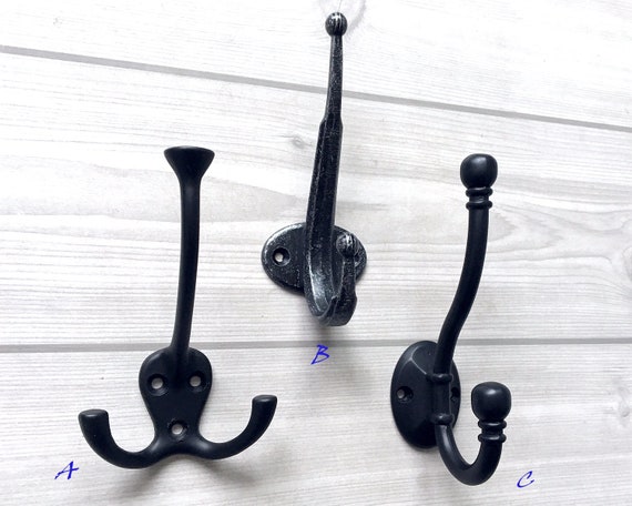 Wall Hooks / Decorative Hooks Wall Hook Black Retro Coat Hangers