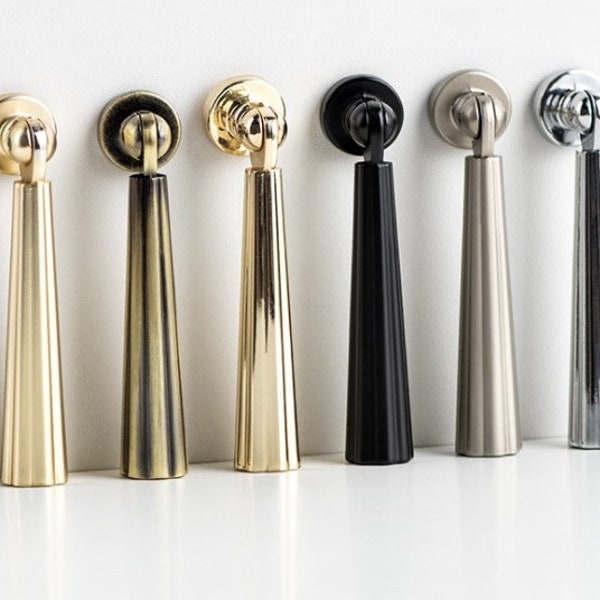 Pendant Knob Drop Pull Dresser Knob Drawer Knobs Pulls Handle Cabinet Door Knobs Gold Bronze Black Nickel Chrome Silver Lynns Hardware