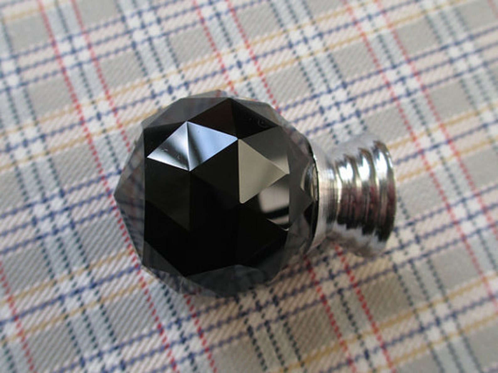 Black Glass Knobs / Dresser Knobs / Drawer Knobs Pulls Handles Etsy