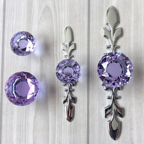 Kitchen Hardware With Rhinestone Etsy