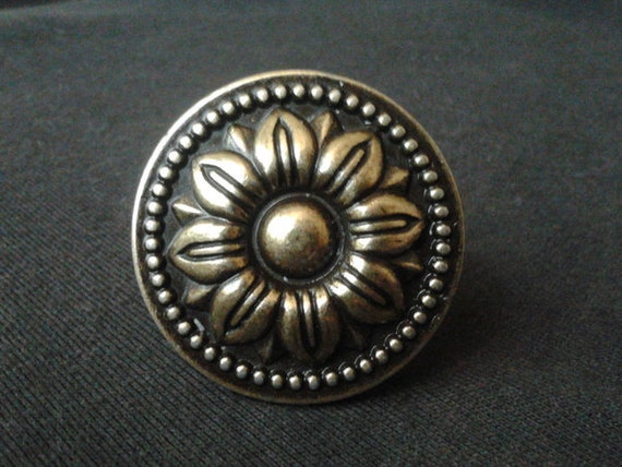 2 St/ü Vintage Messing Schrankt/ür Schublade Schrank Kommode Zieht Griff Kn/öpfe Mit Schrauben M/ädchen Blume Vogel