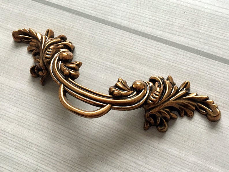 2 1/2 Drawer Pull Dresser Pulls Handles Antique Gold Etsy