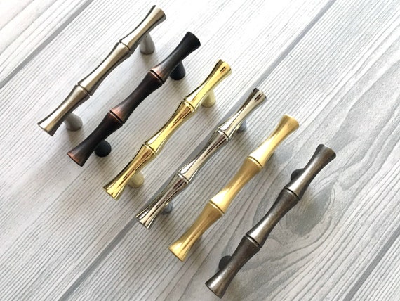 2 1 Bamboo Drawer Pulls Cabinet Pull Dresser Handles 2 1 Bamboo Drawer Pulls Cabinet Pull, Bamboo Cabinet Hardware